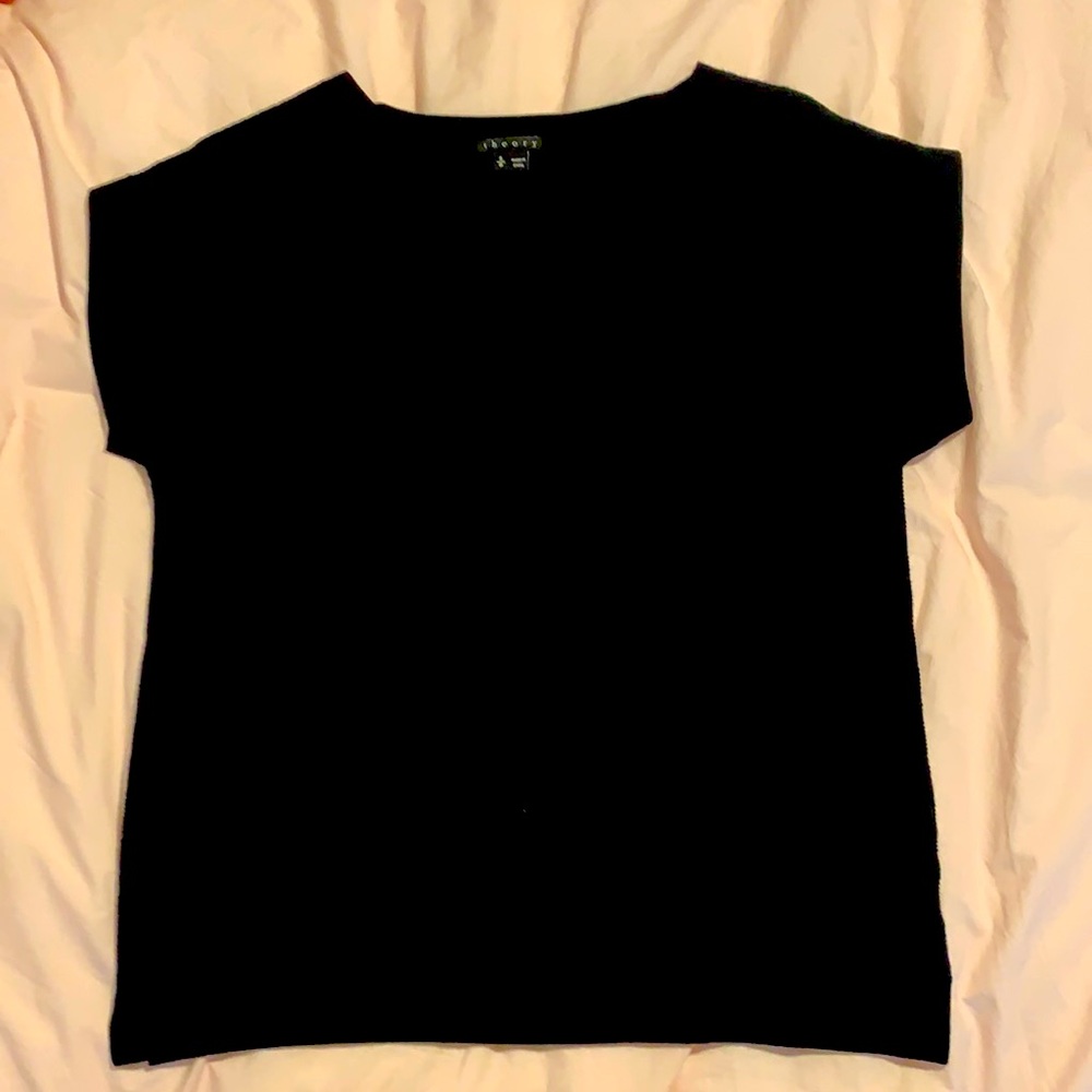 Theory cap sleeve sweater, S